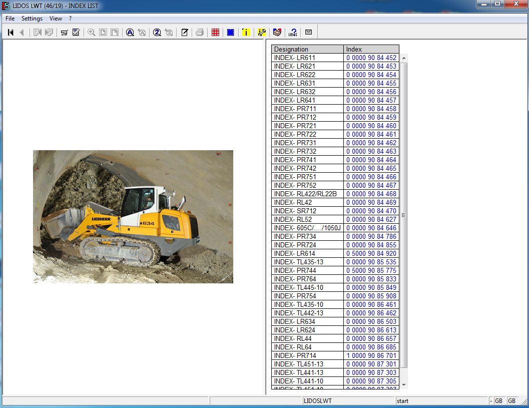 Liebherr Lidos Parts and Service Documentation Offline 112019 12