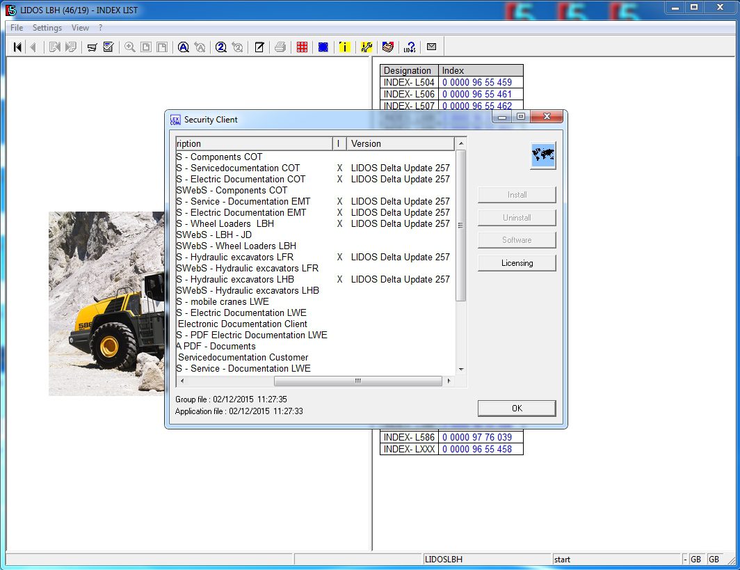 Liebherr Lidos Parts and Service Documentation Offline 112019 8