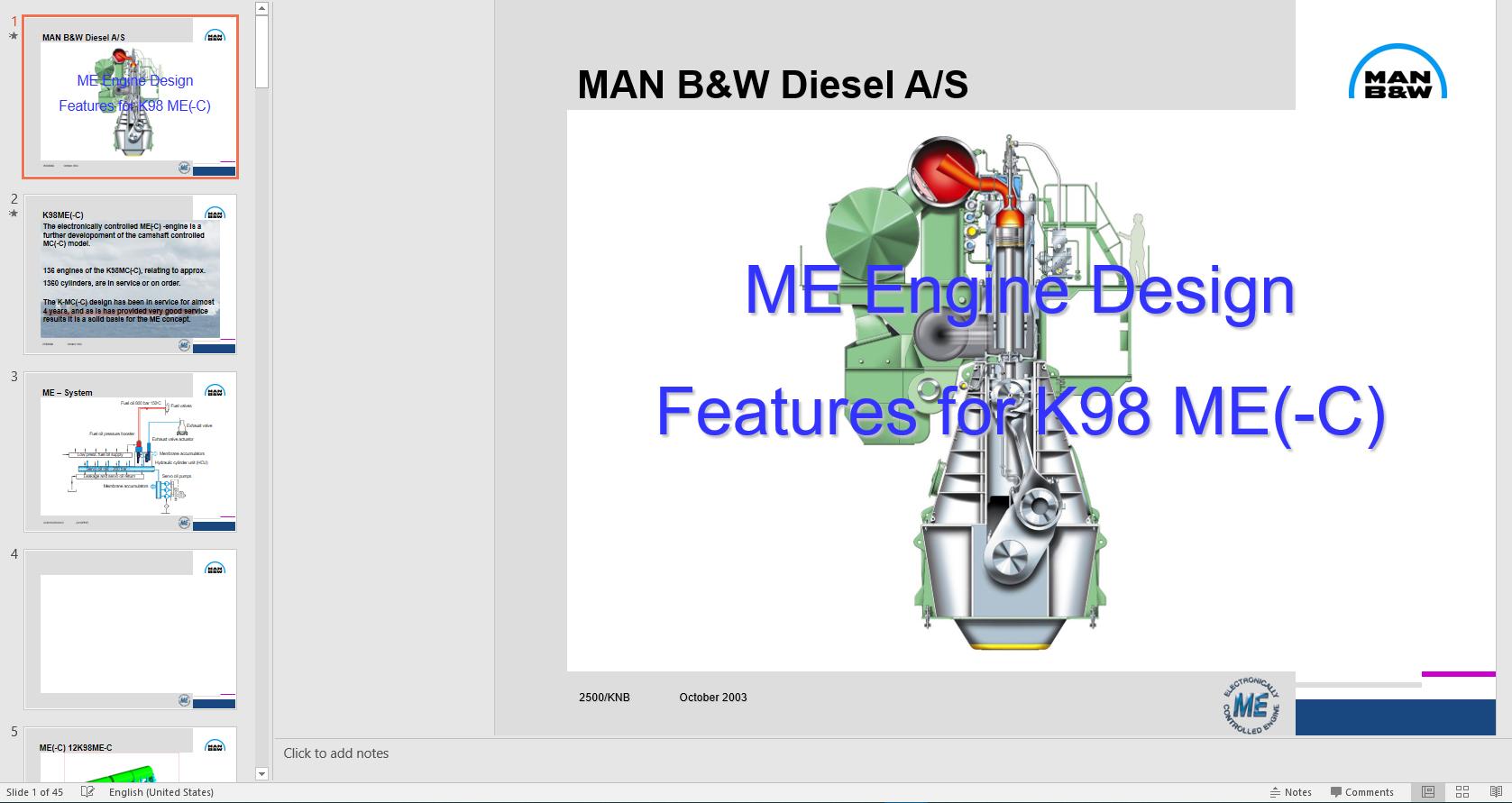 MAN B W Diesel Marine Engine Service Manual DVD5