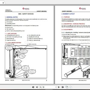 Manitowoc Potain Tower Crane GTMR 386B Full Manuals 2