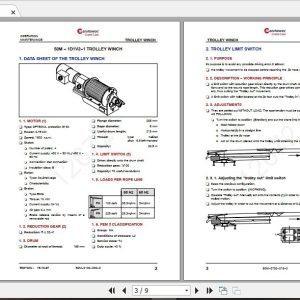 Manitowoc Potain Tower Crane HD 12A Full Manuals 2