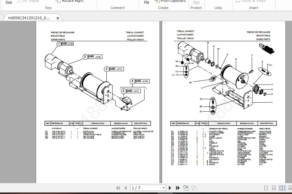 Manitowoc Potain Tower Crane HD 25 Full Manuals 4
