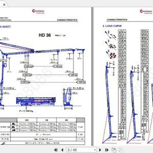 Manitowoc Potain Tower Crane HD 36 Full Manuals 1