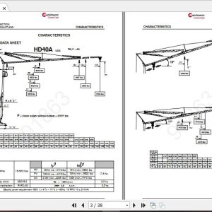 Manitowoc Potain Tower Crane HD 40A Full Manuals 1