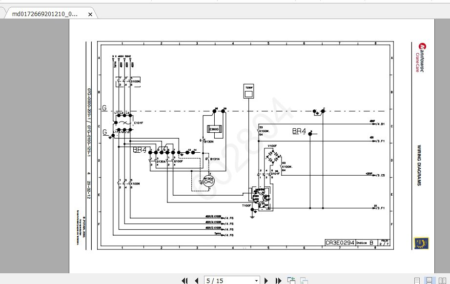Manitowoc Potain Tower Crane IGO 26 Full Manuals 4