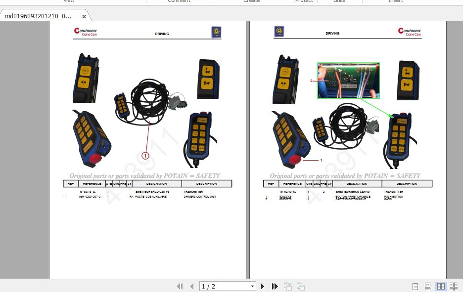 Manitowoc Potain Tower Crane IGO 30 Full Manuals 4