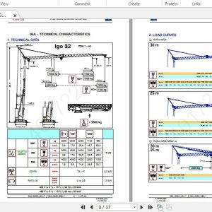 Manitowoc Potain Tower Crane IGO 32 Full Manuals 1