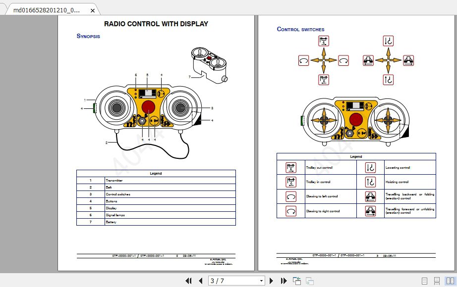 Manitowoc Potain Tower Crane IGO 50 Full Manuals 2