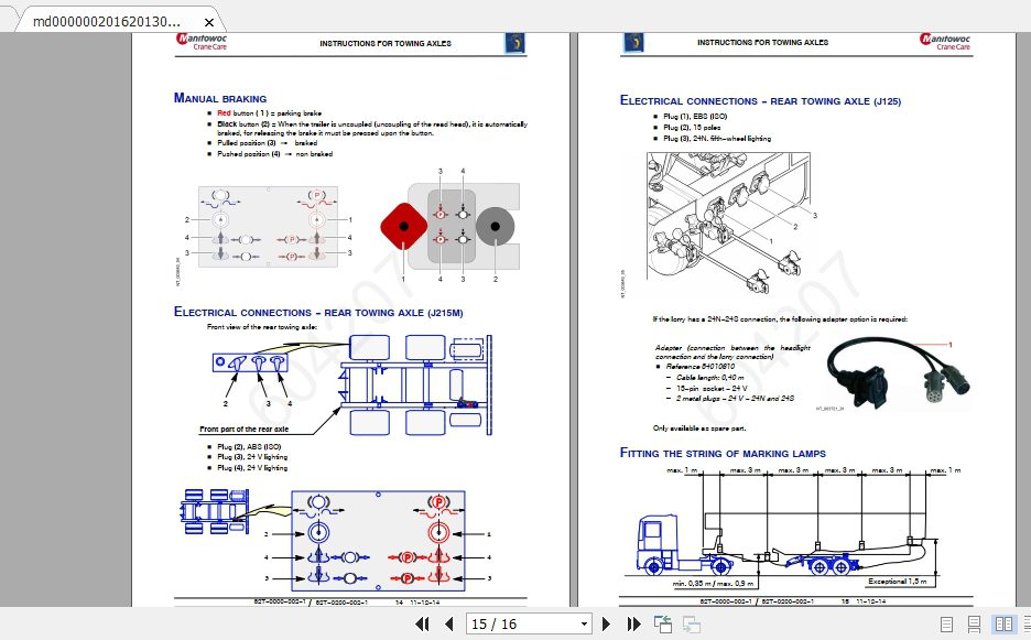 Manitowoc Potain Tower Crane IGO M14 Full Manuals 1