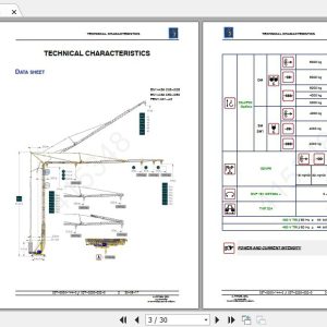 Manitowoc Potain Tower Crane IGO T130 Full Manuals 1