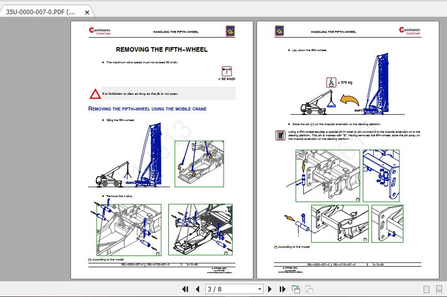Manitowoc Potain Tower Crane IGO T85 Full Manuals 4