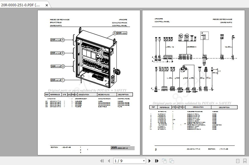 Manitowoc Potain Tower Crane M85A Full Manuals 4