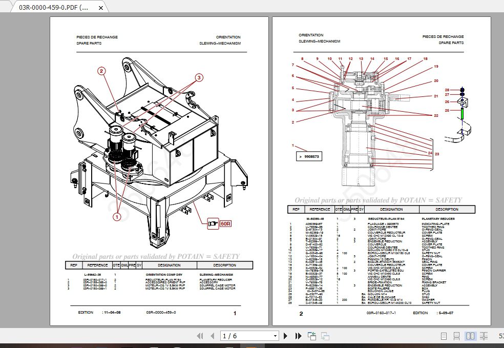 Manitowoc Potain Tower Crane MCR 225A Full Manuals 4
