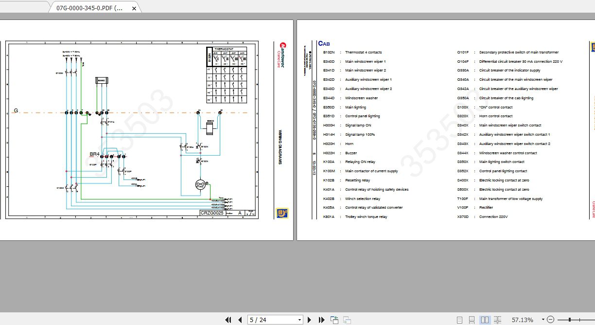 Manitowoc Potain Tower Crane MCT 385 L14 Full Manuals 3