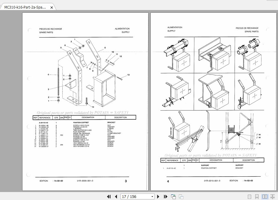 Manitowoc Potain Tower Crane MC 310 K12 Full Manuals 4