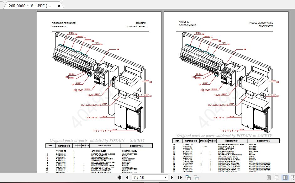 Manitowoc Potain Tower Crane MC 58 Full Manuals 4