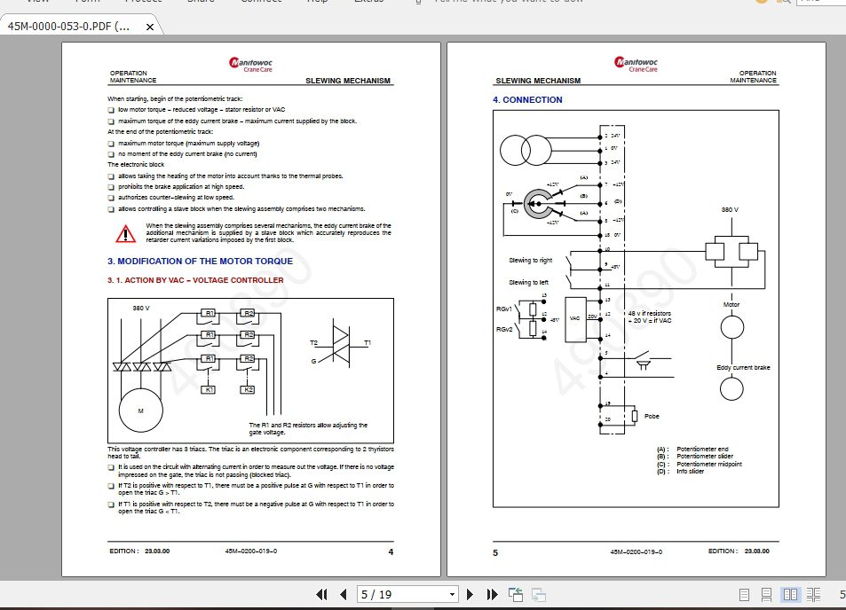 Manitowoc Potain Tower Crane MCi 85A Full Manuals 3