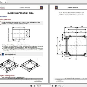 Manitowoc Potain Tower Crane MR 160C Full Manuals 2