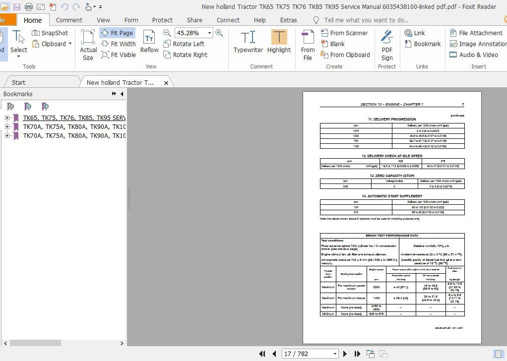 New holland Tractor TK65 TK75 TK76 TK85 TK95 Service Manual 6035438100 linked pdf 3