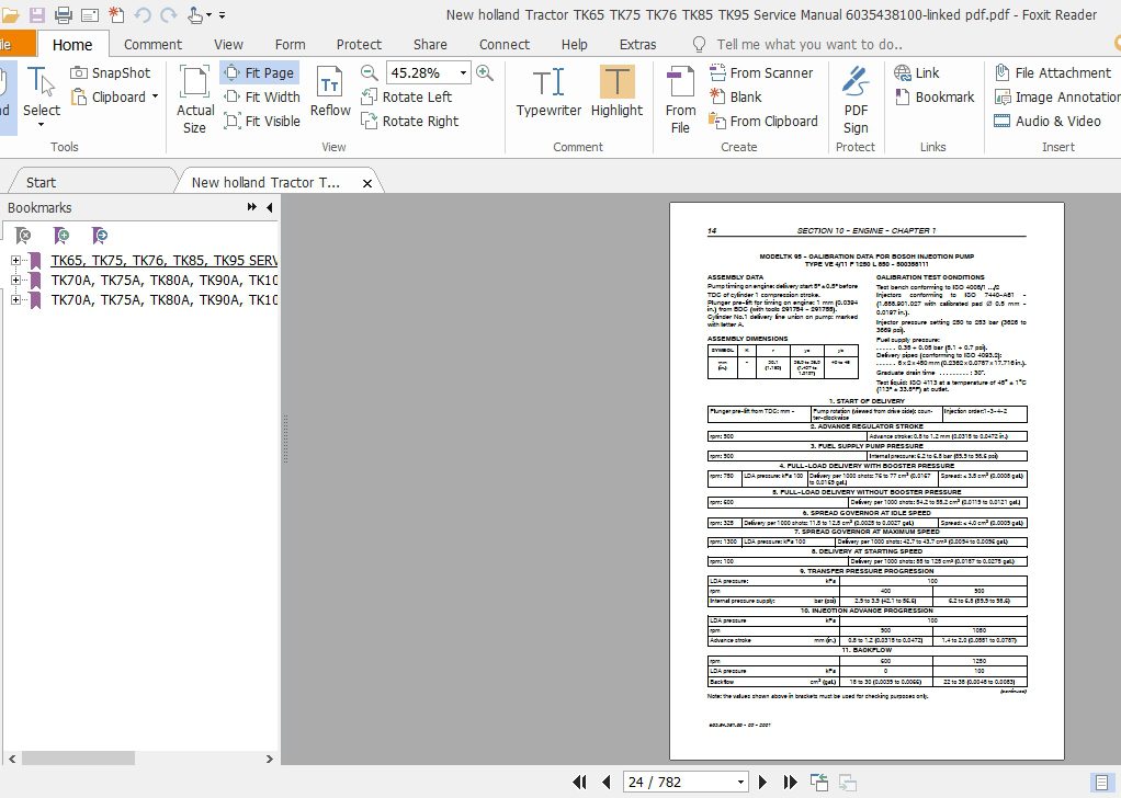 New holland Tractor TK65 TK75 TK76 TK85 TK95 Service Manual 6035438100 linked pdf 4