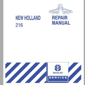 New Holland 216 Unitized Rake Repair Manual87049456 1
