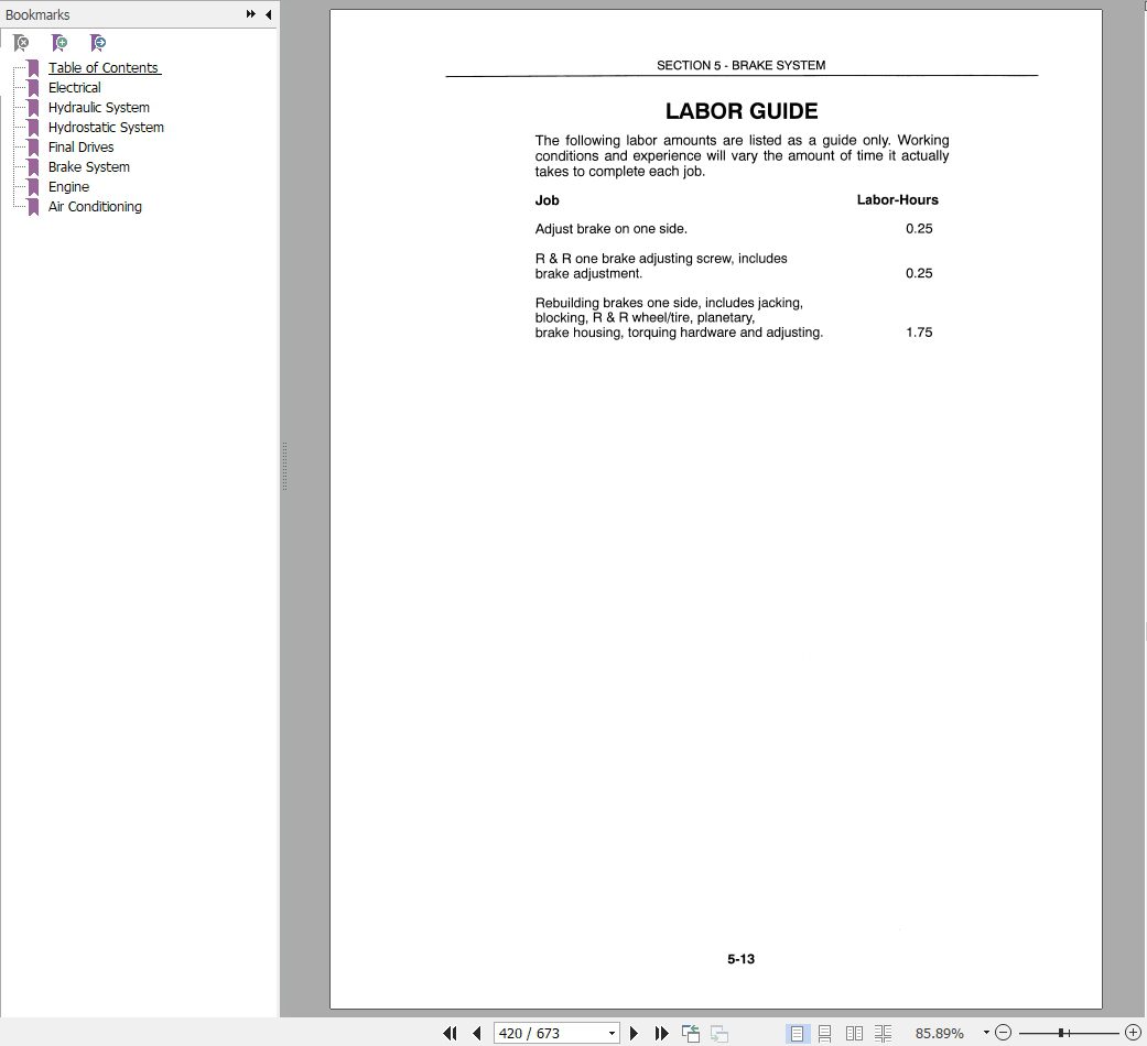 New Holland 2450 2550 Repair Manual86575157