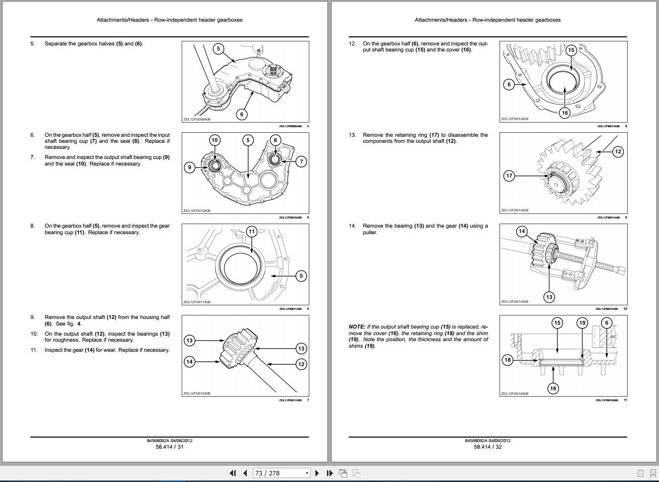 New Holland 440FI470FI490FI Plus Maize Header Service Manual84568092A 2