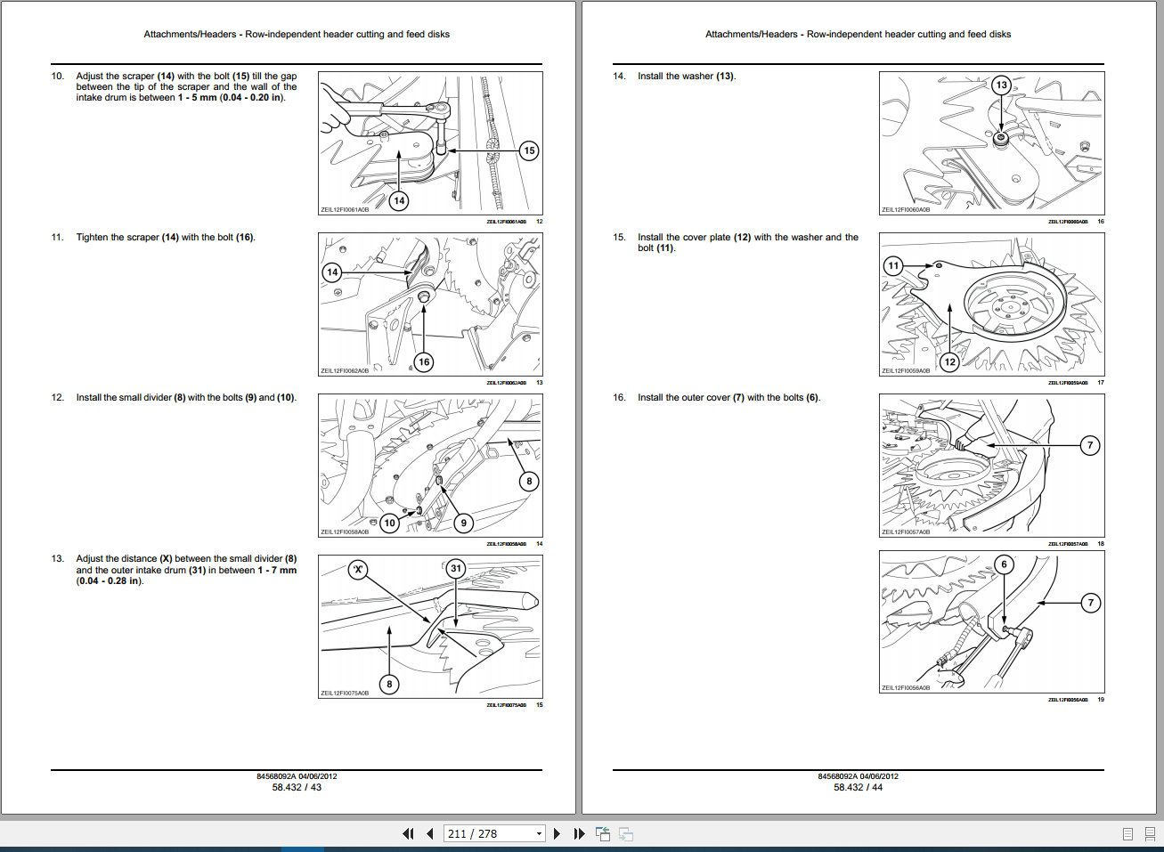 New Holland 440FI470FI490FI Plus Maize Header Service Manual84568092A 4