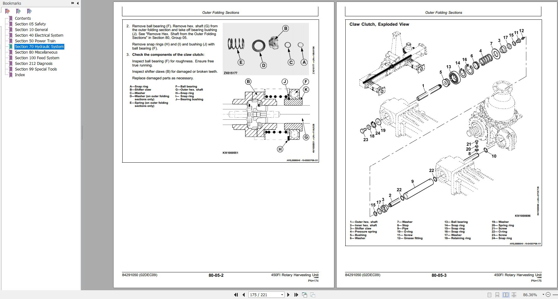 New Holland 450FI Rotary Harvesting Headers Service Manual84291050NA 3