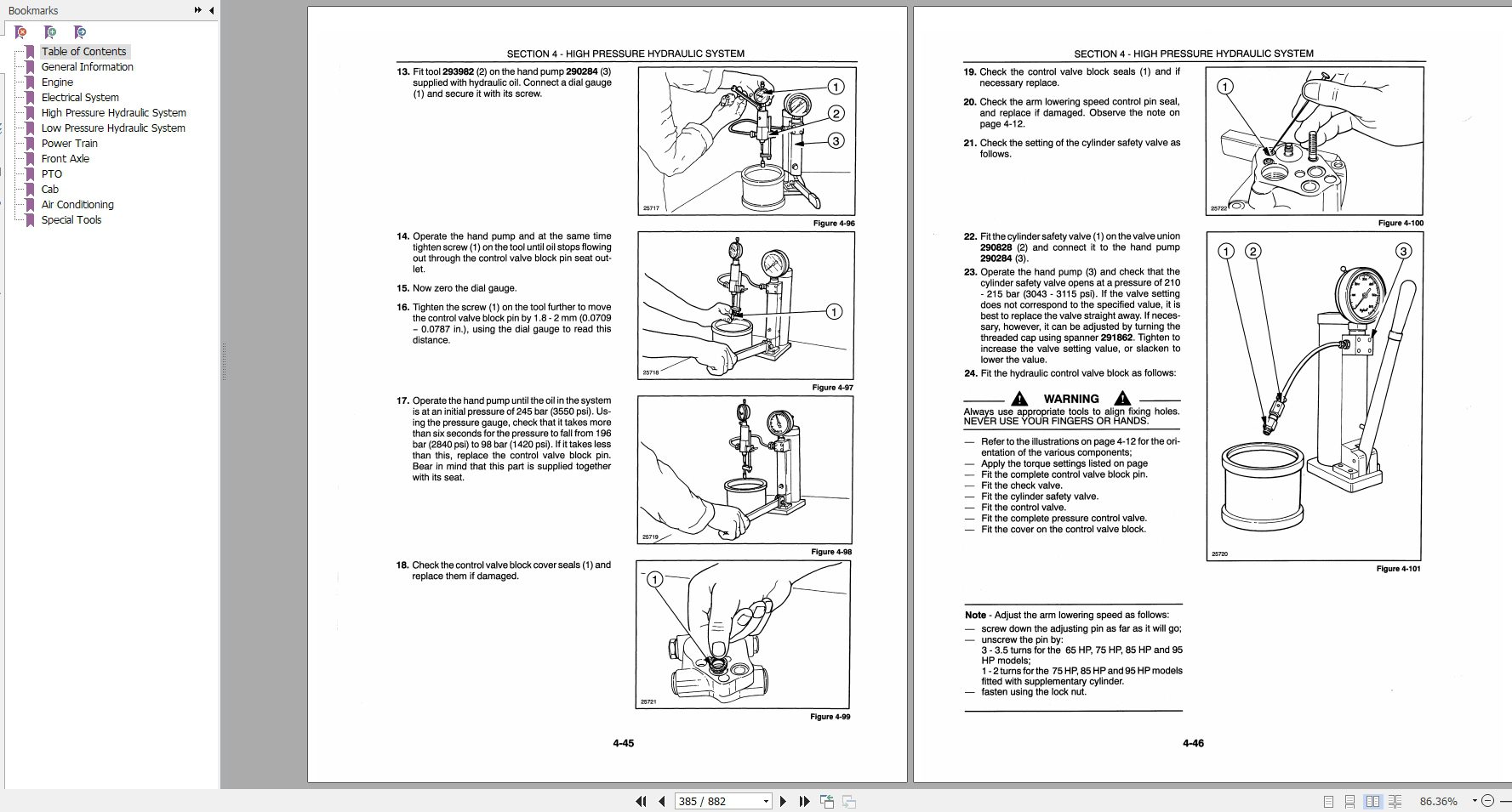 New Holland 4835 5635 6635 7635 Repair Manual86566075 3