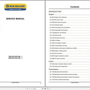 New Holland 7630 8030 Repair Manual73403953 1
