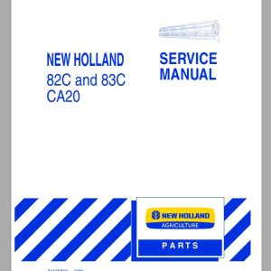 New Holland 82C 83C Service Manual84135860 1