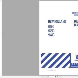 New Holland 944 92C 94C Repair Manual86642406 1