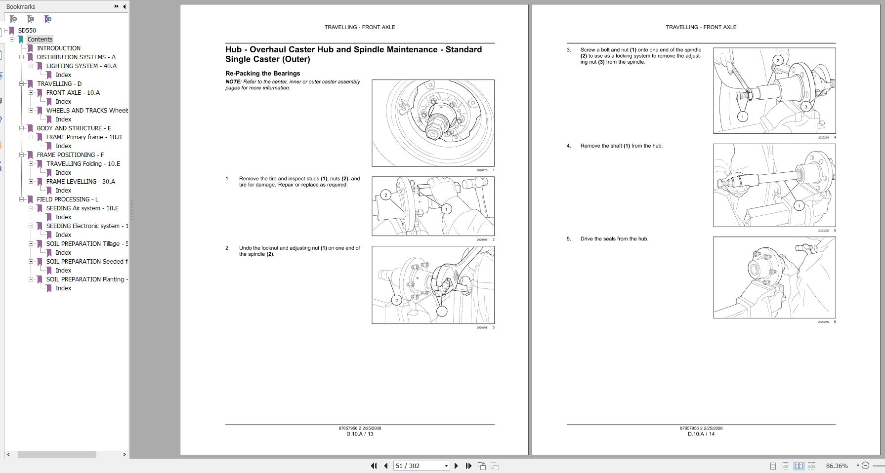 New Holland Air Drill SD550 Repair Manual 2