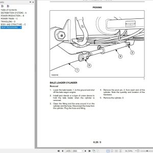 New Holland BW28BW38 Bale Wagon Repair Manual 4