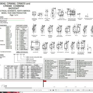New Holland CR9040CR9060CR9065CR9070CR9080 Combine Service Manual 2 2
