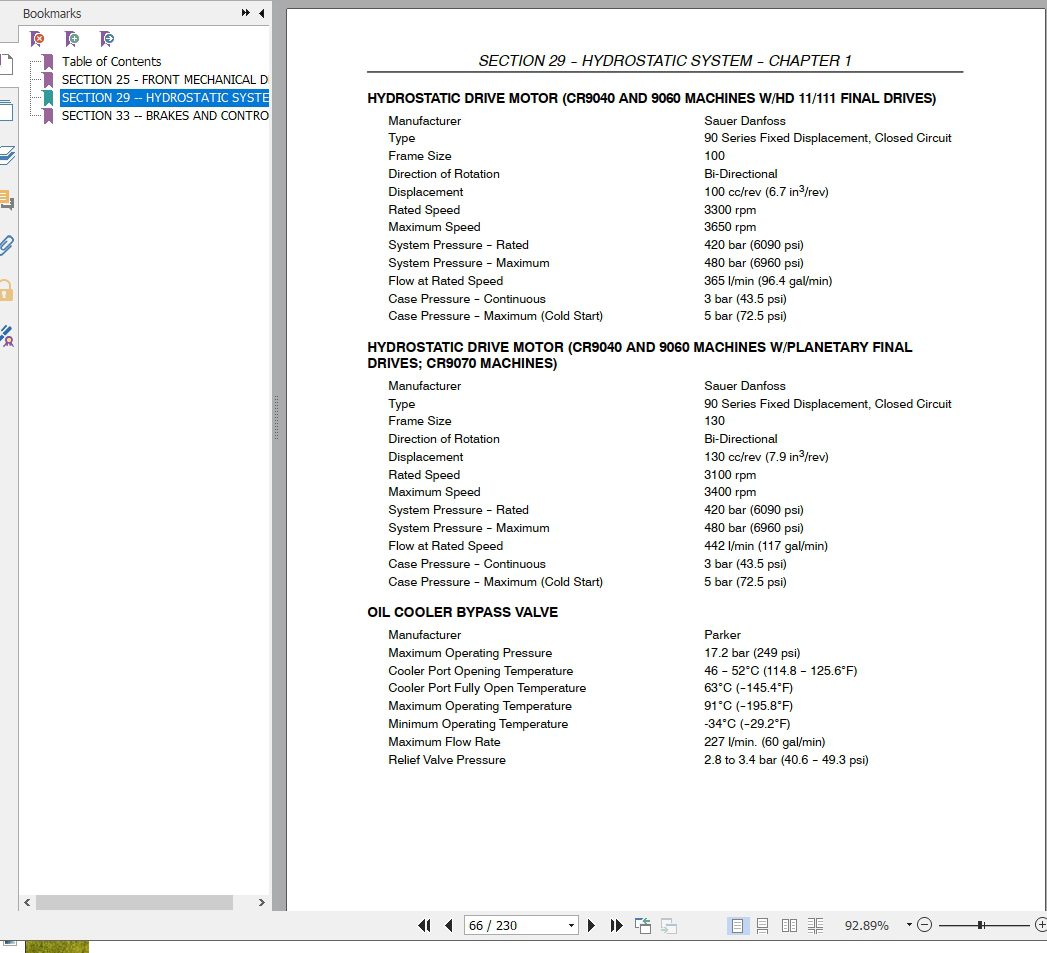 New Holland CR9040 CR9060 9070 Combines Service Manual 4