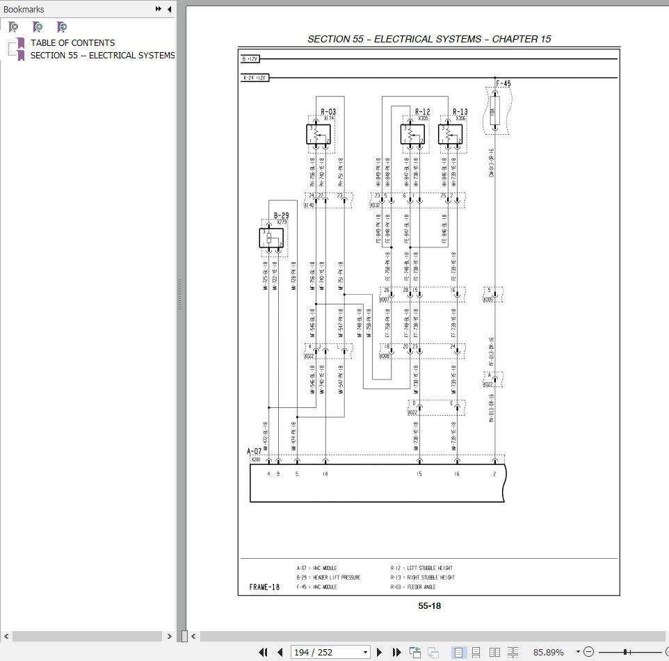 New Holland CX Series Repair Manual 5