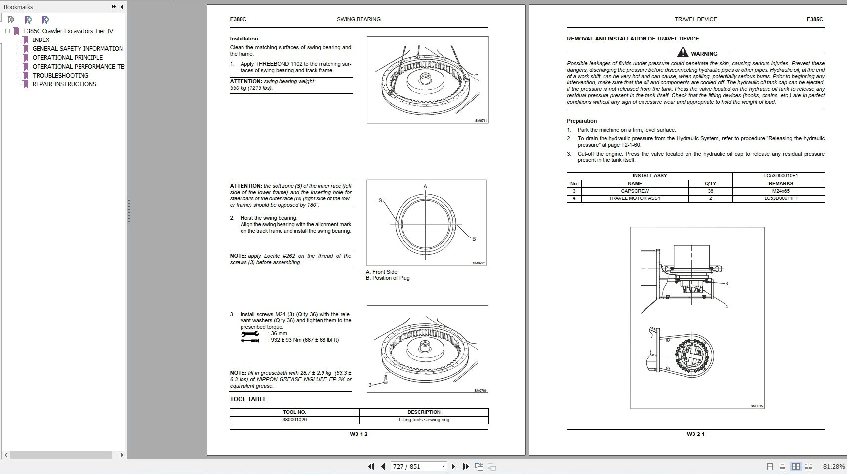 New Holland Crawler Excavators E385C Service Manual84527569AA4 4