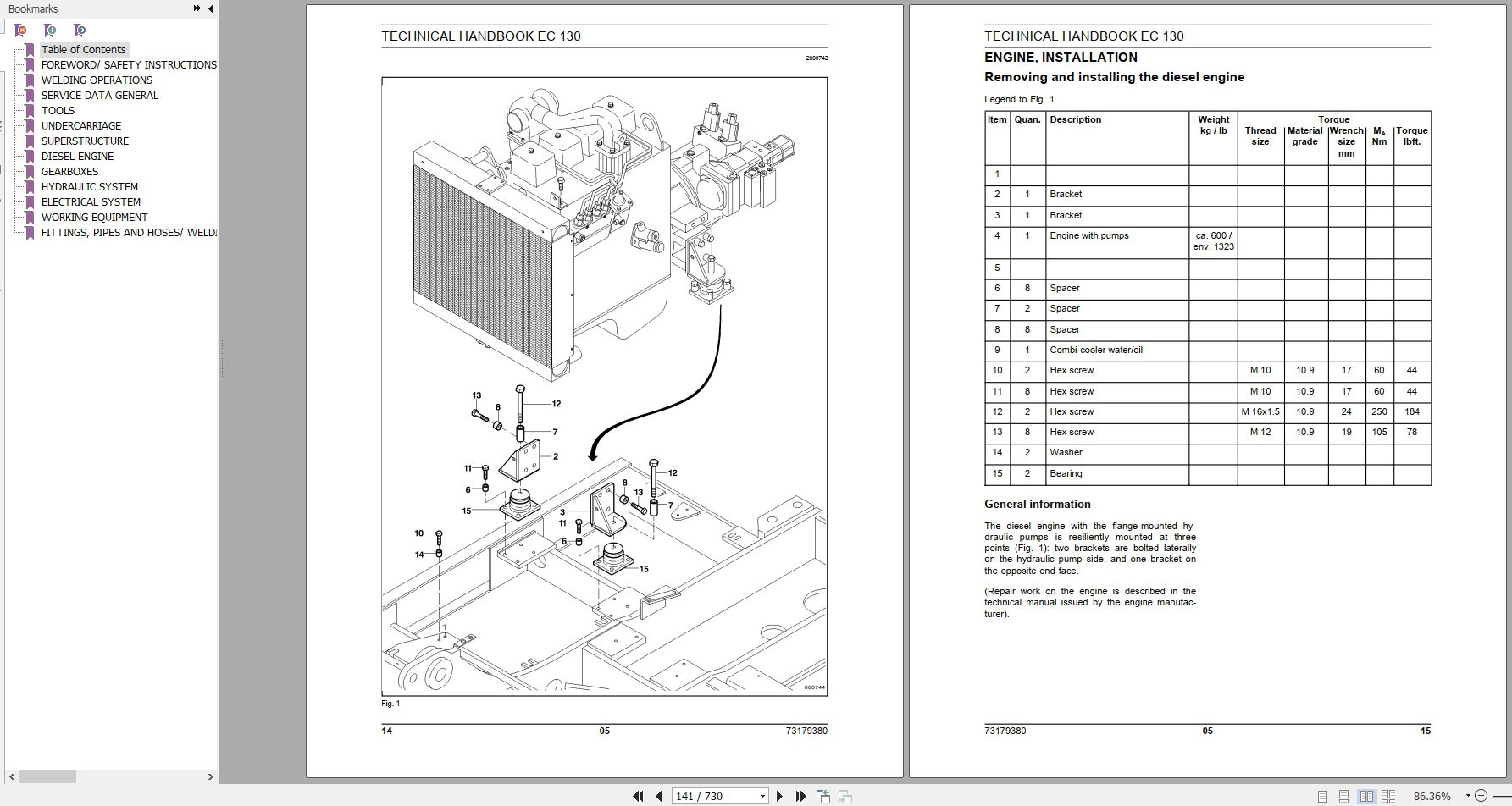 New Holland Crawler Excavators EC130 Service Manual73179380 3