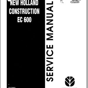 New Holland Crawler Excavators EC600 Service Manual73179401 1