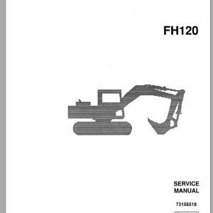 New Holland Crawler Excavators FH120 Service Manual73158518R0 1