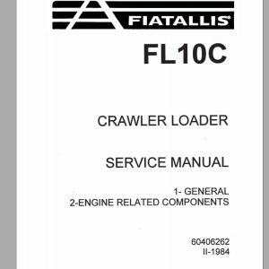 New Holland Crawler Loader FL10C Service Manual73158158 1