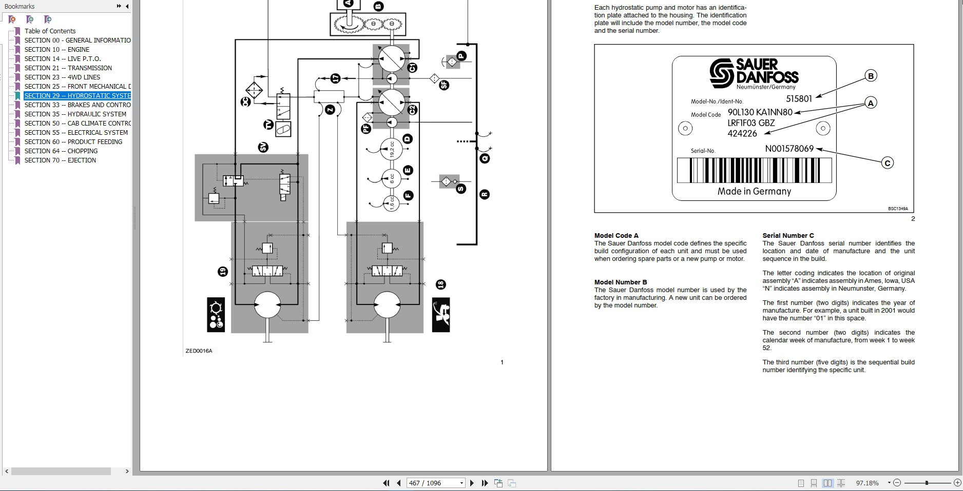 New Holland FX30 FX40 FX50 FX60 Repair Manual87342121 2