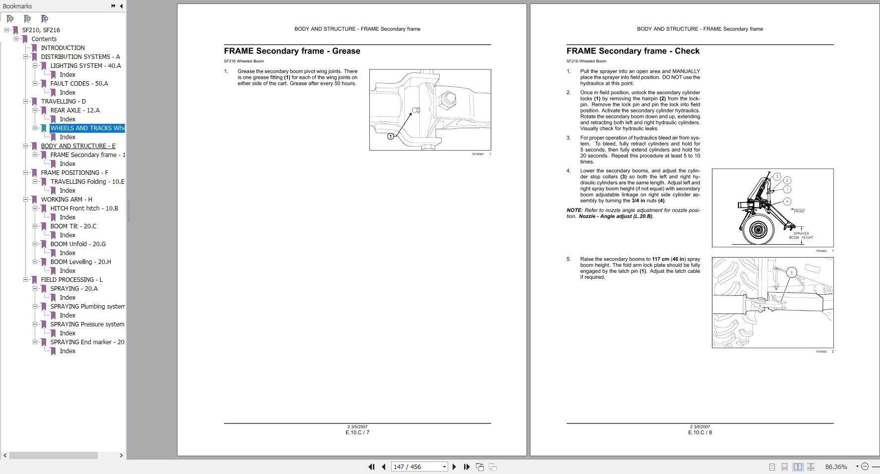 New Holland Field Sprayer SF210SF216 Repair Manual 3