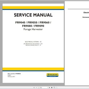 New Holland Forage Harvester FR9040FR9050FR9060FR9080FR9090 Service Manual 1