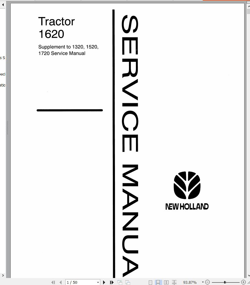 New Holland Ford Tractor 13201520162017151720192021203415 Service Manual 4
