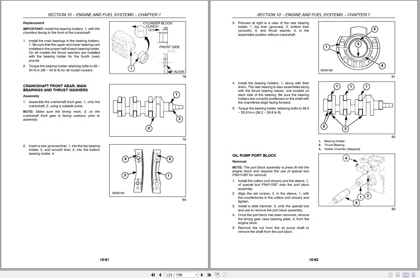 New Holland G6030 G6035 Commercial Mower Service Manual84203602 2