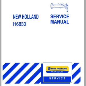 New Holland H6830 Disc Mower Service Manual84207322 1