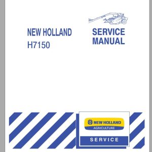 New Holland H7150 Pivot Tongue Frame Service Manual84207375 1